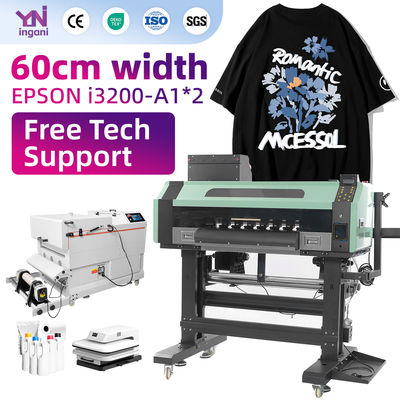 Wireless UV Drying Digital DTF Printer with 60cm Print Width and EPSON i3200-A1 Print Head
