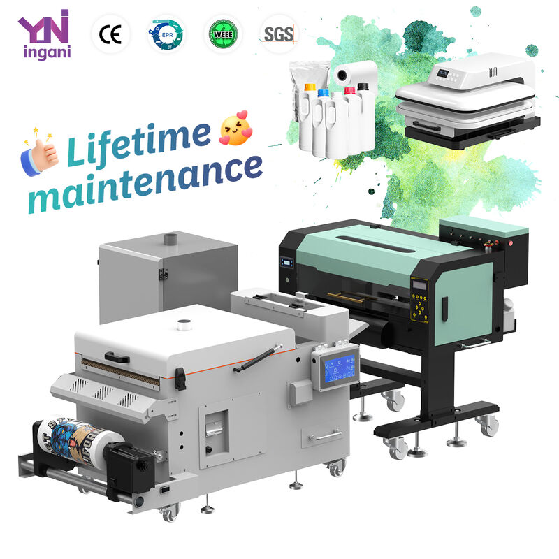 Ingani All in One 30cm I1600 Small High Resolution DTF T-shirt Textile Fabric Printer With Shaker Heater
